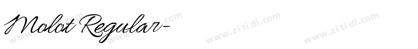 Molot Regular字体转换